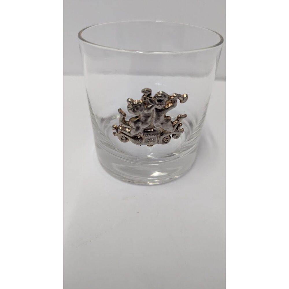 Vintage Deluxe Bohemian Glass Gemini Zodiac Whiskey Tumbler - 10 oz
